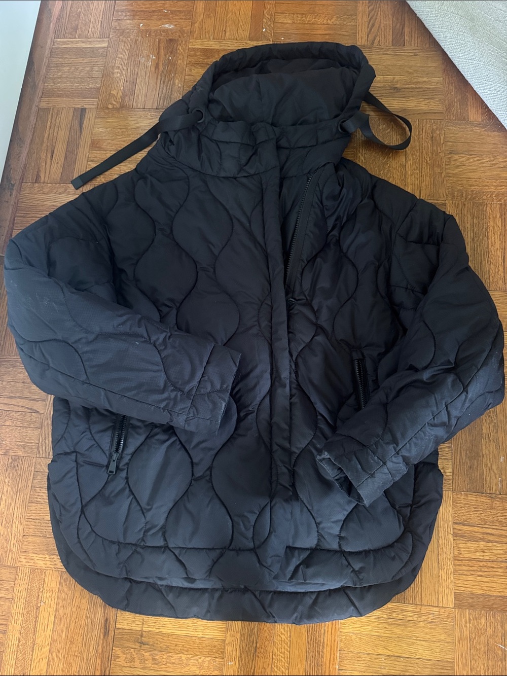 Anr+ Alp N Rock Black Quilted Hooded Puffer Jacket